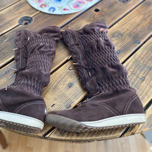 Brown Suede Sorel Boots - Women's 7.5